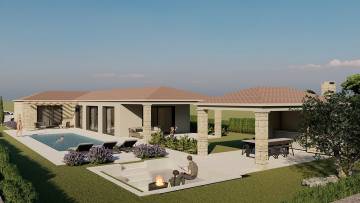 Building land with a building permit near Vrsar